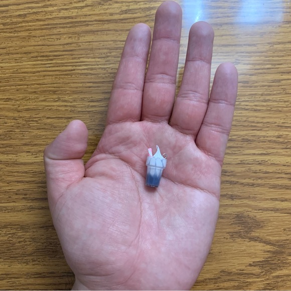 Navy Milkshake Charm Pendant - Picture 4 of 6